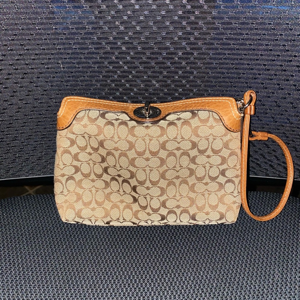Coach Signature Wristlet